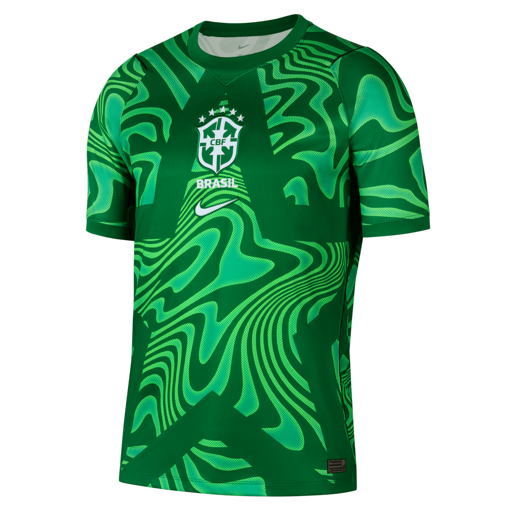 Nike Brazil 2026 Stadium Goalkeeper Men Nike Dri-FIT Soccer Replica Short-Sleeve Jersey product image 1, provided for visual