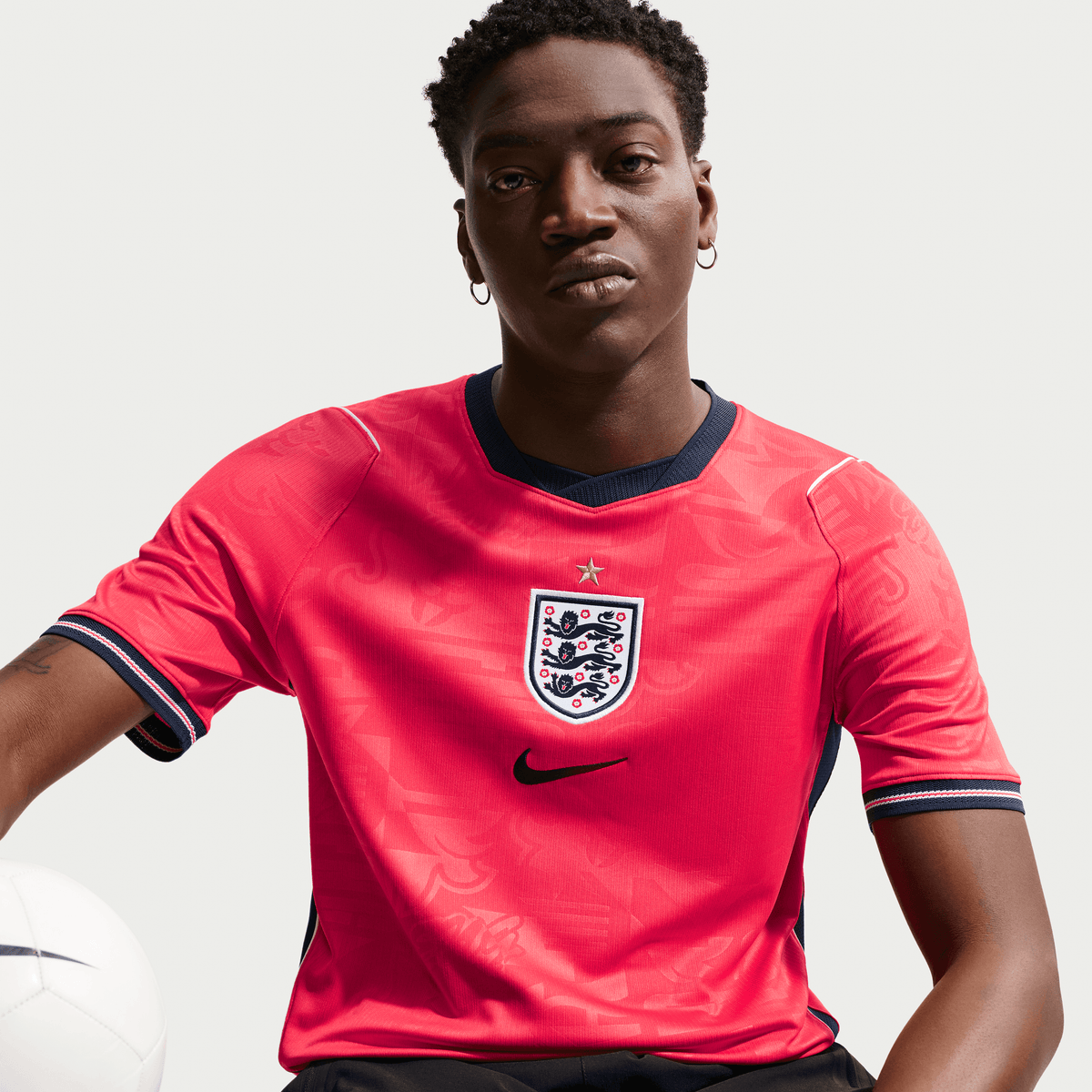 Nike Men England Dri-Fit Stadium Away Soccer Replica Jersey 2026 product image 3, provided for visual reference and product