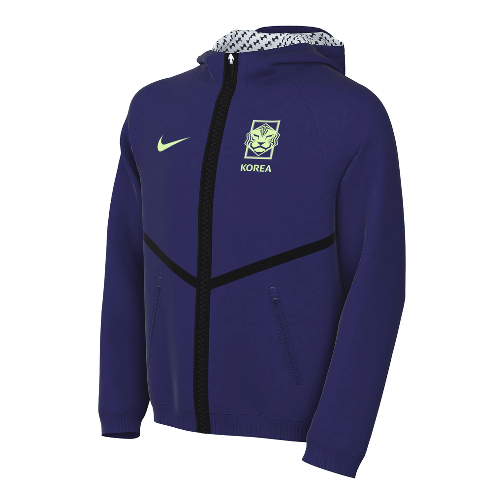 Nike Korea Big Kids' Dri-FIT Soccer Anthem Jacket product image 1, provided for visual reference and product detail review