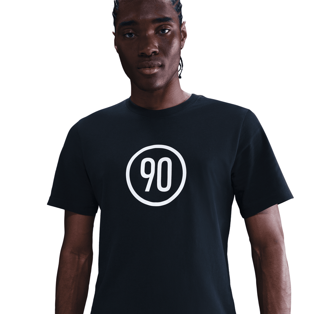 Nike Total 90 Men Soccer T-Shirt- Black product image 1, provided for visual reference and product detail review