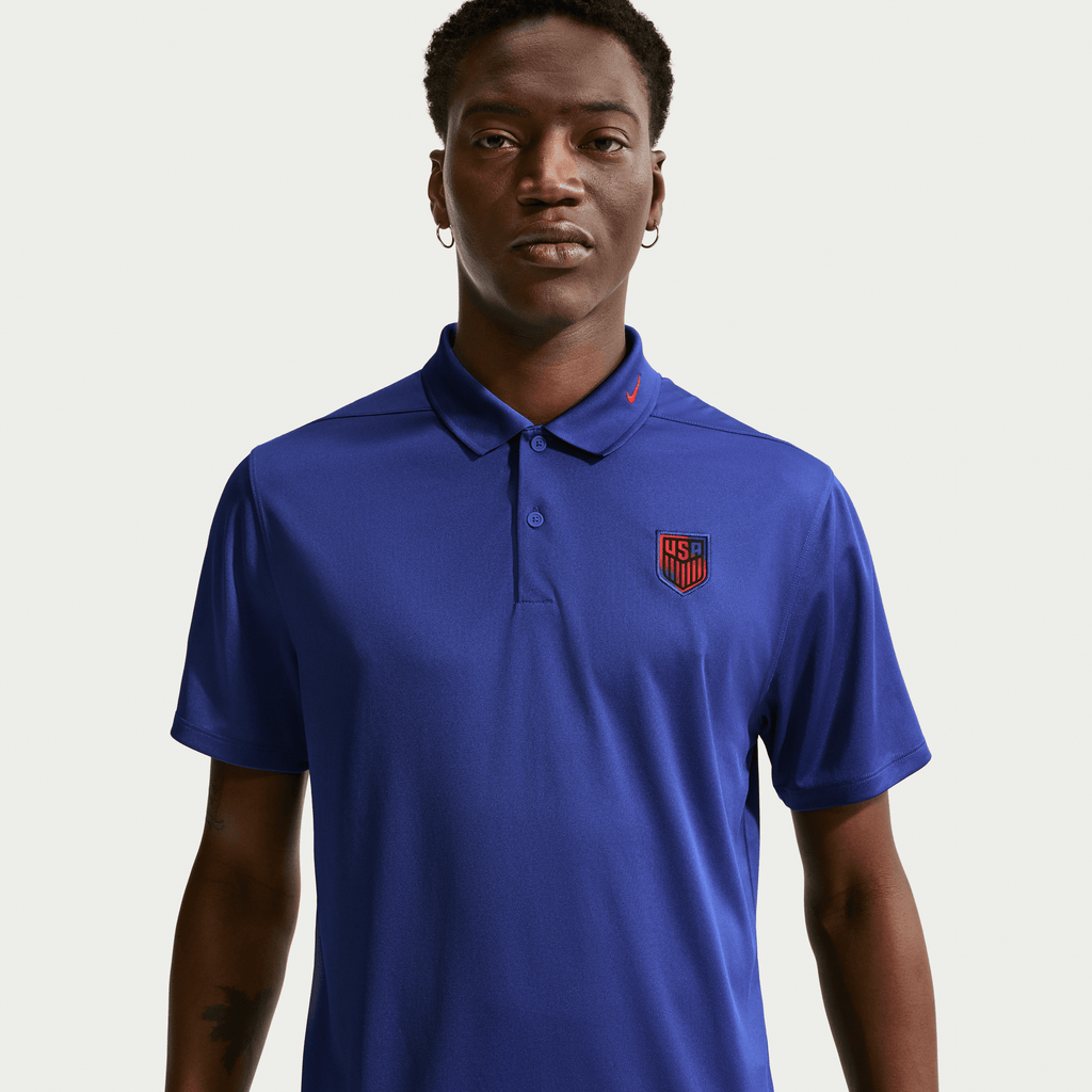 Nike USMNT Victory Men Dri-FIT Soccer Polo product image 1, provided for visual reference and product detail review