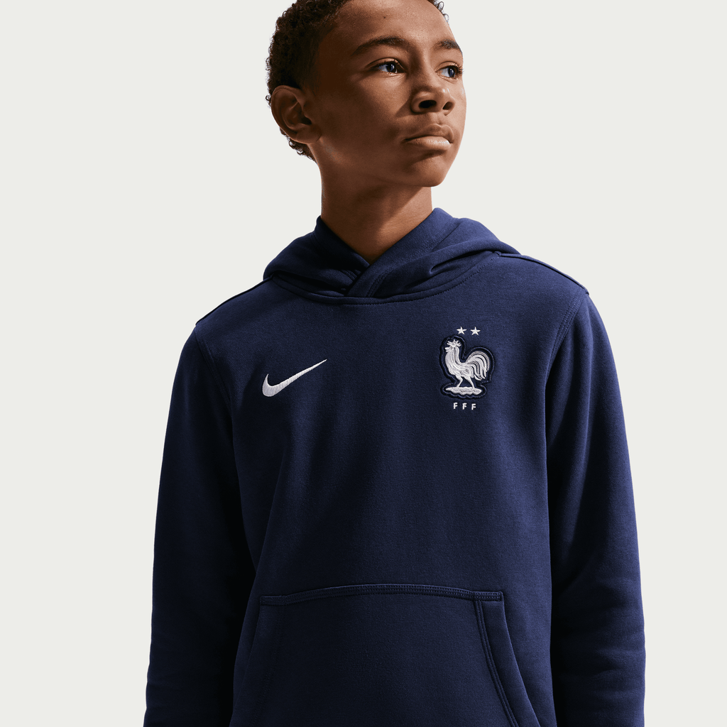 Nike France Big Kids' (Boys') Nike Soccer Pullover Hoodie product image 1, provided for visual reference and product detail