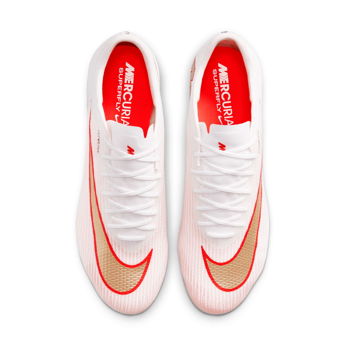 Nike Mercurial Superfly Youth 11 Pro FG- White/Blur/Bright Crimson product image 9, provided for visual reference and