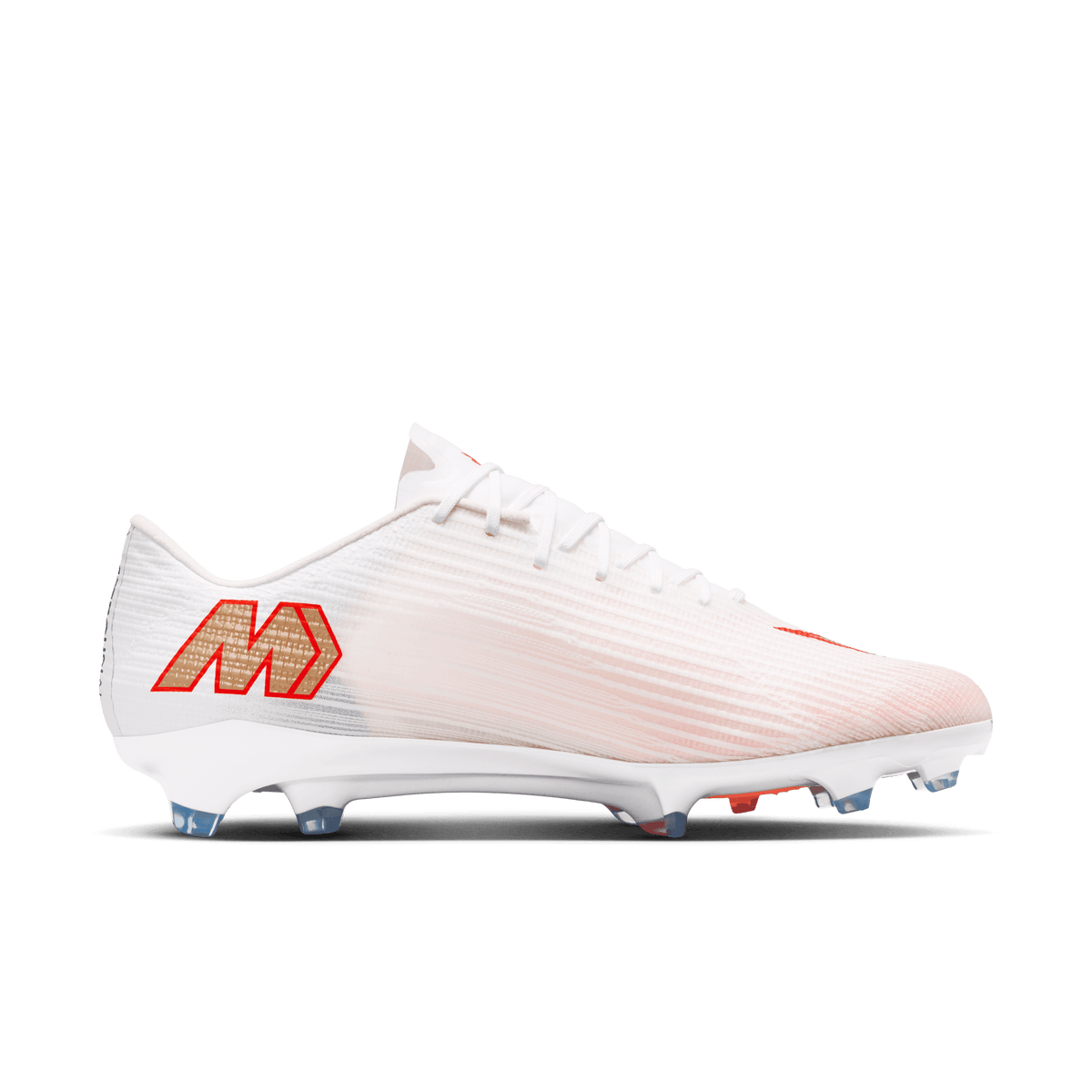 Nike Mercurial Superfly Youth 11 Pro FG- White/Blur/Bright Crimson product image 6, provided for visual reference and