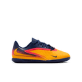 Nike Jr. Phantom 6 Low Club "Erling Haaland IC-Laser Orange/lemon Venom-blue Void product image 1, provided for visual