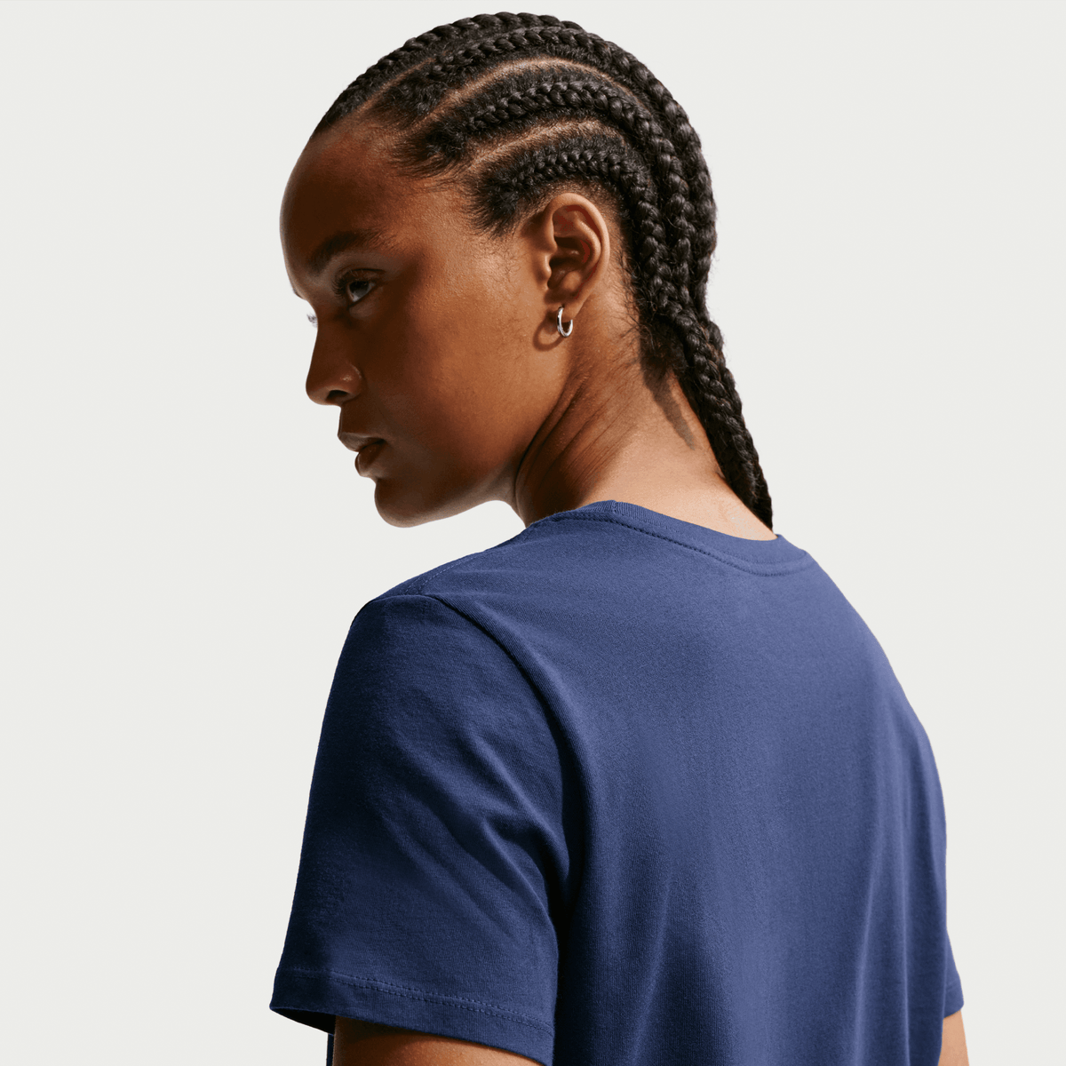 Nike USMNT Women Nike Soccer T-Shirt-Navy product image 3, provided for visual reference and product detail review