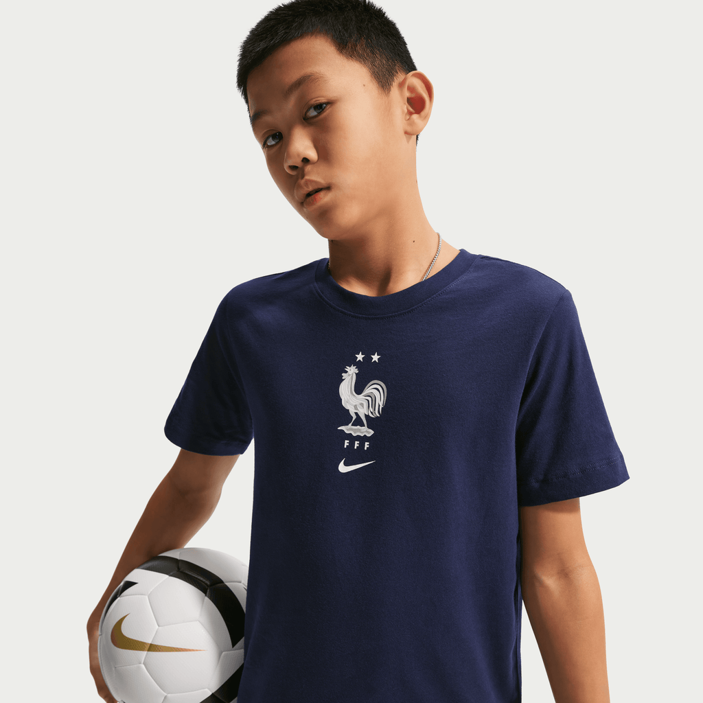 Nike Youth France Crest T-Shirt product image 1, provided for visual reference and product detail review