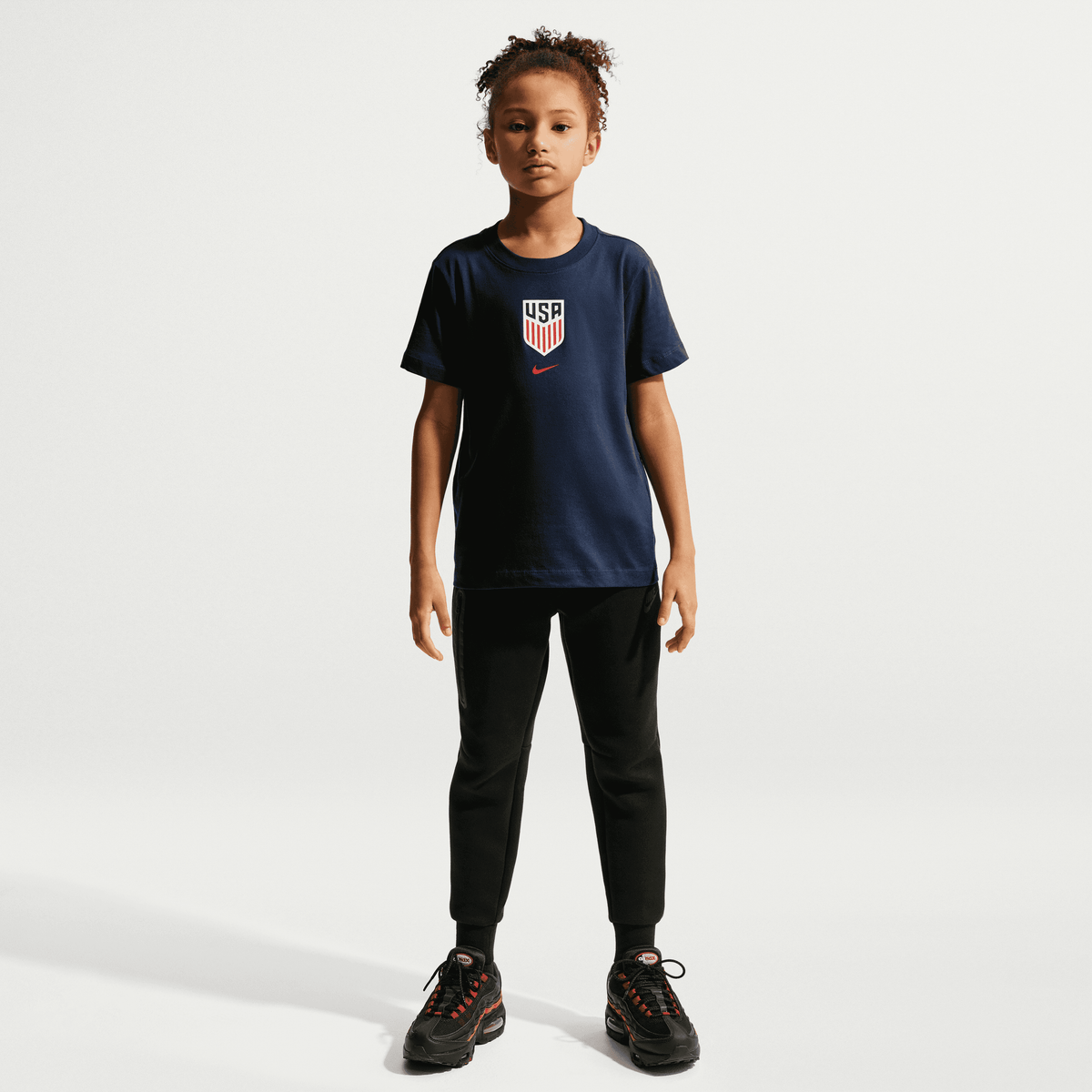 Nike USMNT Big Kids' Nike Soccer T-Shirt product image 1, provided for visual reference and product detail review