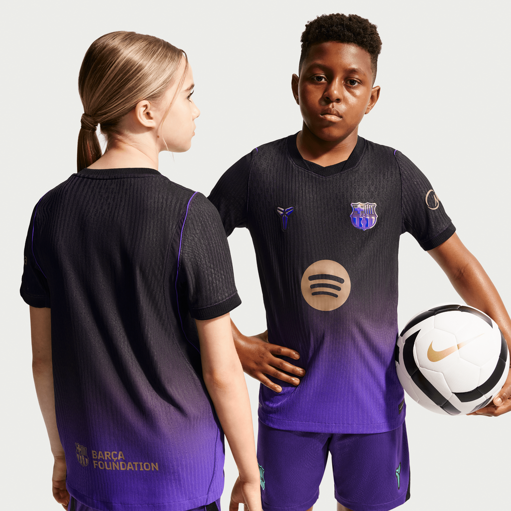 Nike Youth FC Barcelona Kobe Aero-FIT Authentic Match Away Jersey 26/27 product image 5, provided for visual reference and