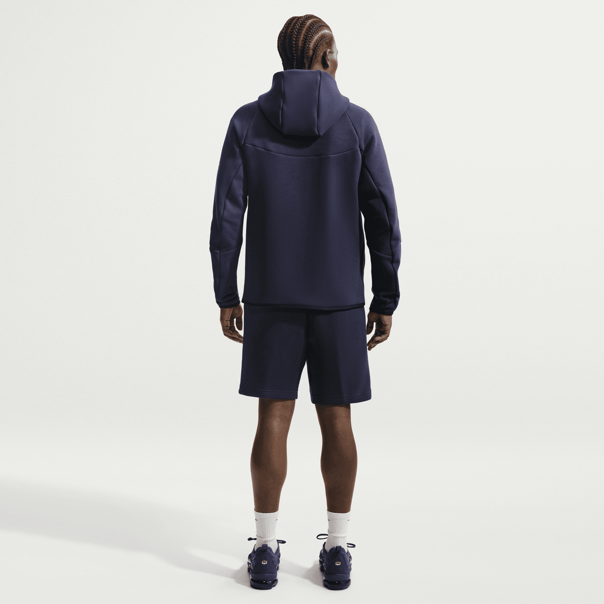 Nike FC Barcelona Tech Fleece Windrunner Soccer Full-Zip Hoodie product image 3, provided for visual reference and product