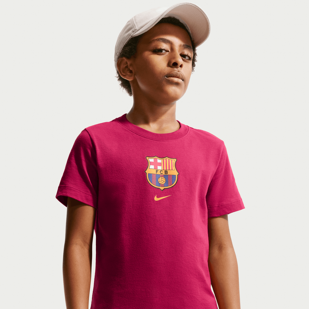 Nike FC Barcelona Big Kids' Soccer T-Shirt product image 4, provided for visual reference and product detail review