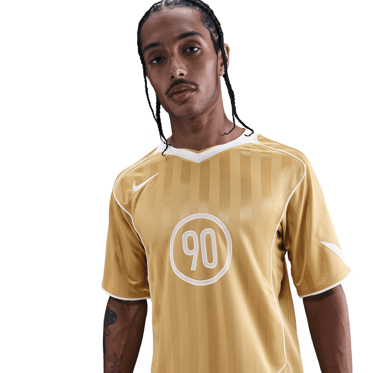 Nike Total 90 Men Dri-FIT Short-Sleeve Soccer Jersey product image 1, provided for visual reference and product detail review