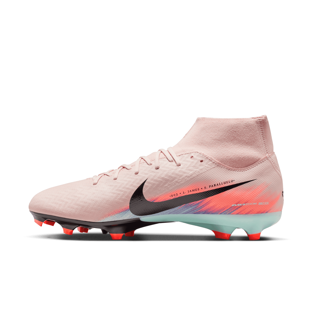 Nike United Mercurial Superfly 10 Academy-Silt Red/Racer Blue product image 3, provided for visual reference and product
