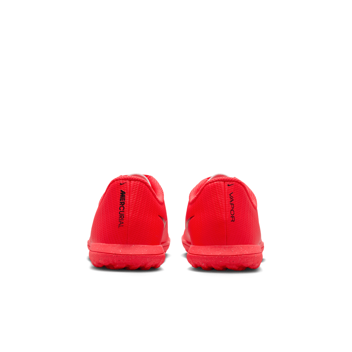 Nike Jr. Mercurial Vapor 17 Club Big Kids' Turf Low-Top Soccer Shoes- BRIGHT CRIMSON/BLUR product image 6, provided for