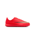Nike Jr. Mercurial Vapor 17 Club Big Kids' Turf Low-Top Soccer Shoes- BRIGHT CRIMSON/BLUR product image 1, provided for