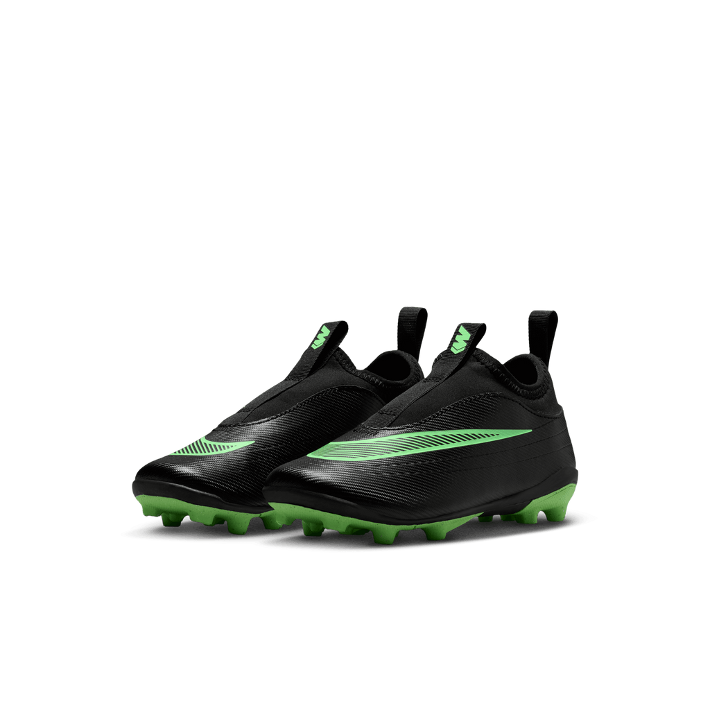 Nike Jr. Mercurial Vapor 17 Club Little Kids' MG/FG-BLACK/ILLUSION GREEN-BLACK product image 6, provided for visual