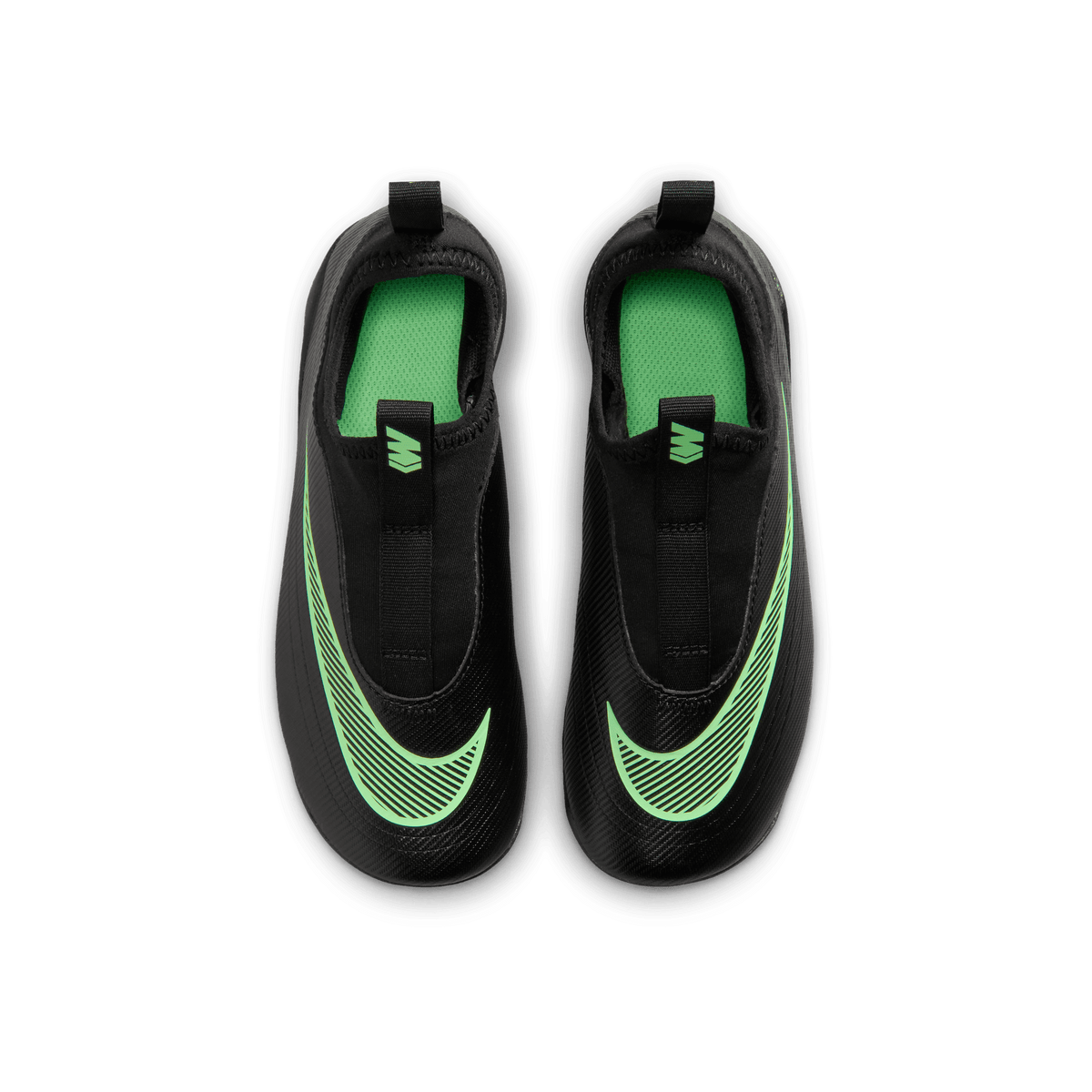 Nike Jr. Mercurial Vapor 17 Club Little Kids' MG/FG-BLACK/ILLUSION GREEN-BLACK product image 3, provided for visual