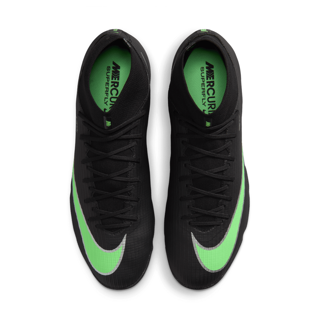 Nike Mercurial Superfly 11 Academy TF -Black/illusion Green-black product image 8, provided for visual reference and product