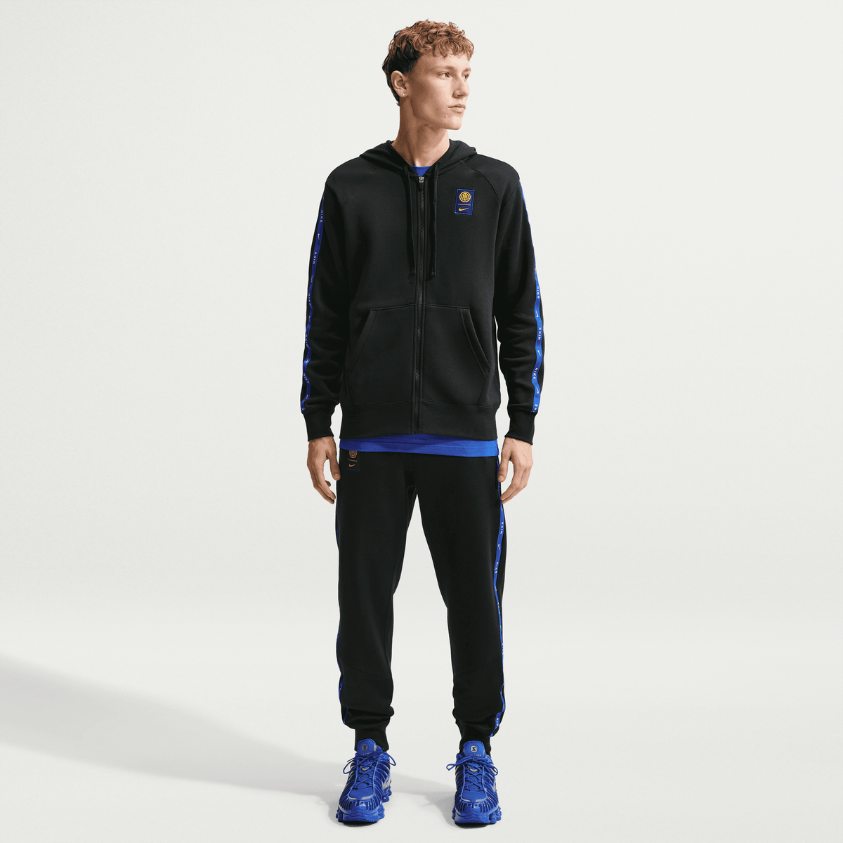 Nike Inter Milan City Side Soccer Full-Zip Fleece Hoodie product image 2, provided for visual reference and product detail