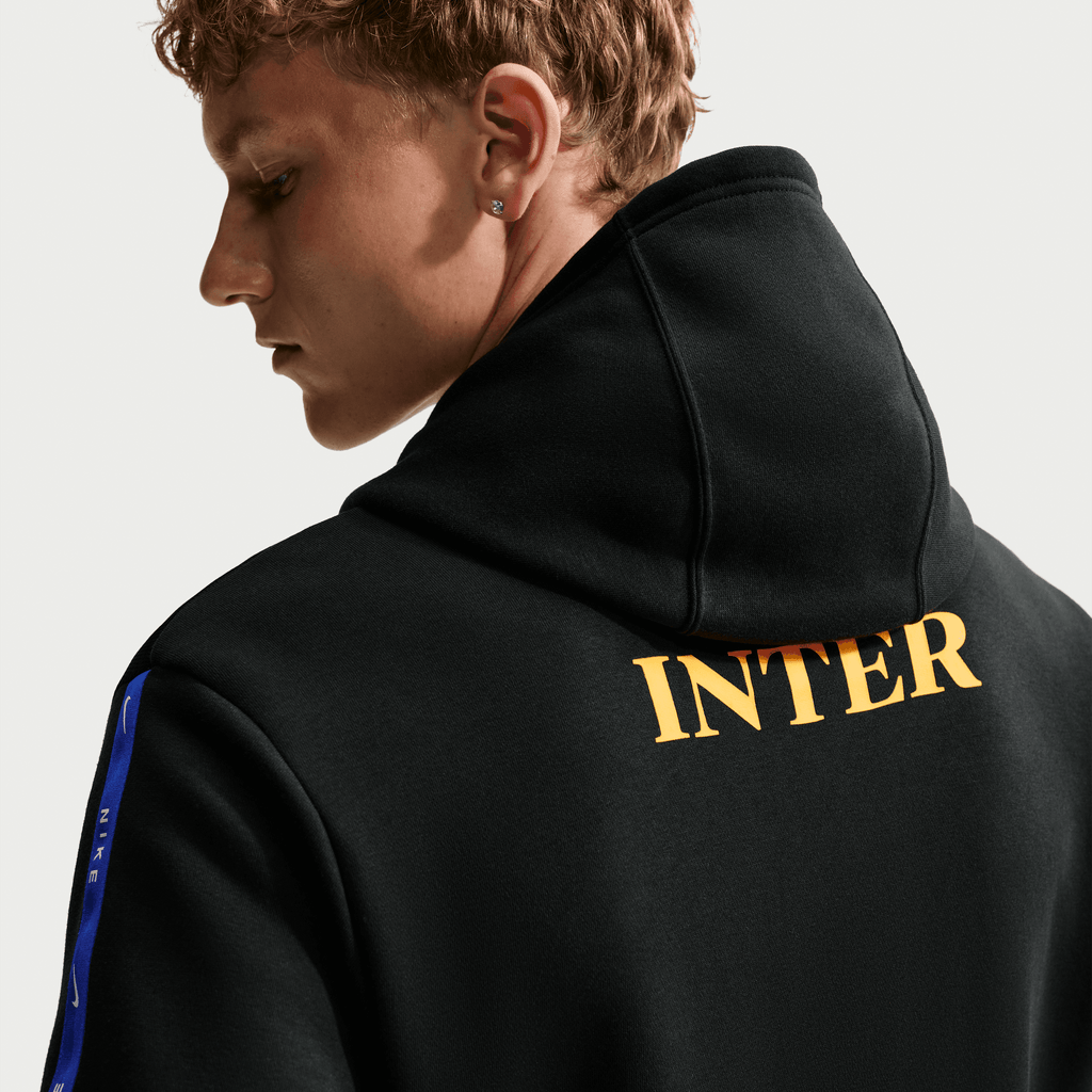 Nike Inter Milan City Side Soccer Full-Zip Fleece Hoodie product image 3, provided for visual reference and product detail