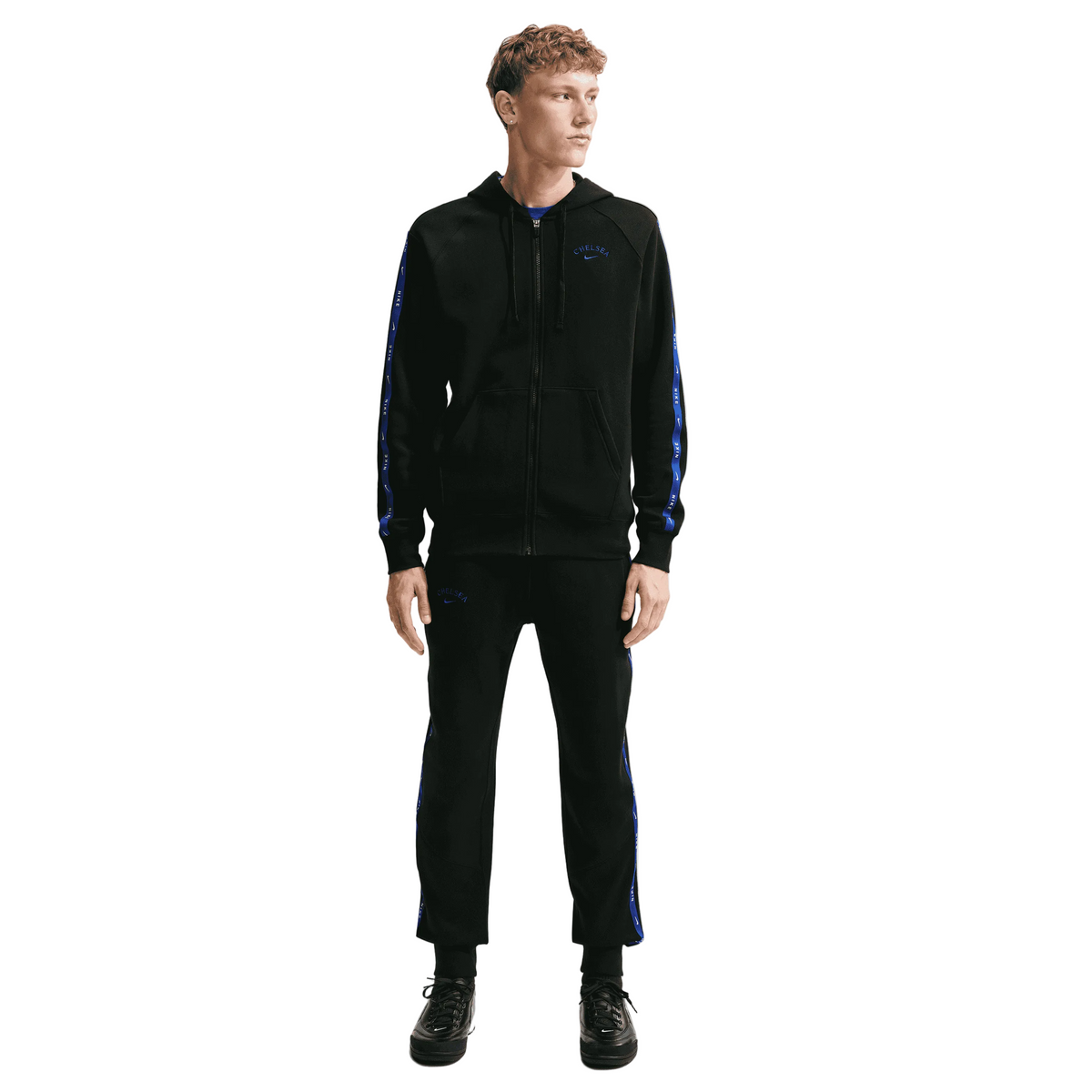 Nike Chelsea FC City Side Soccer Full-Zip Fleece Hoodie product image 1, provided for visual reference and product detail