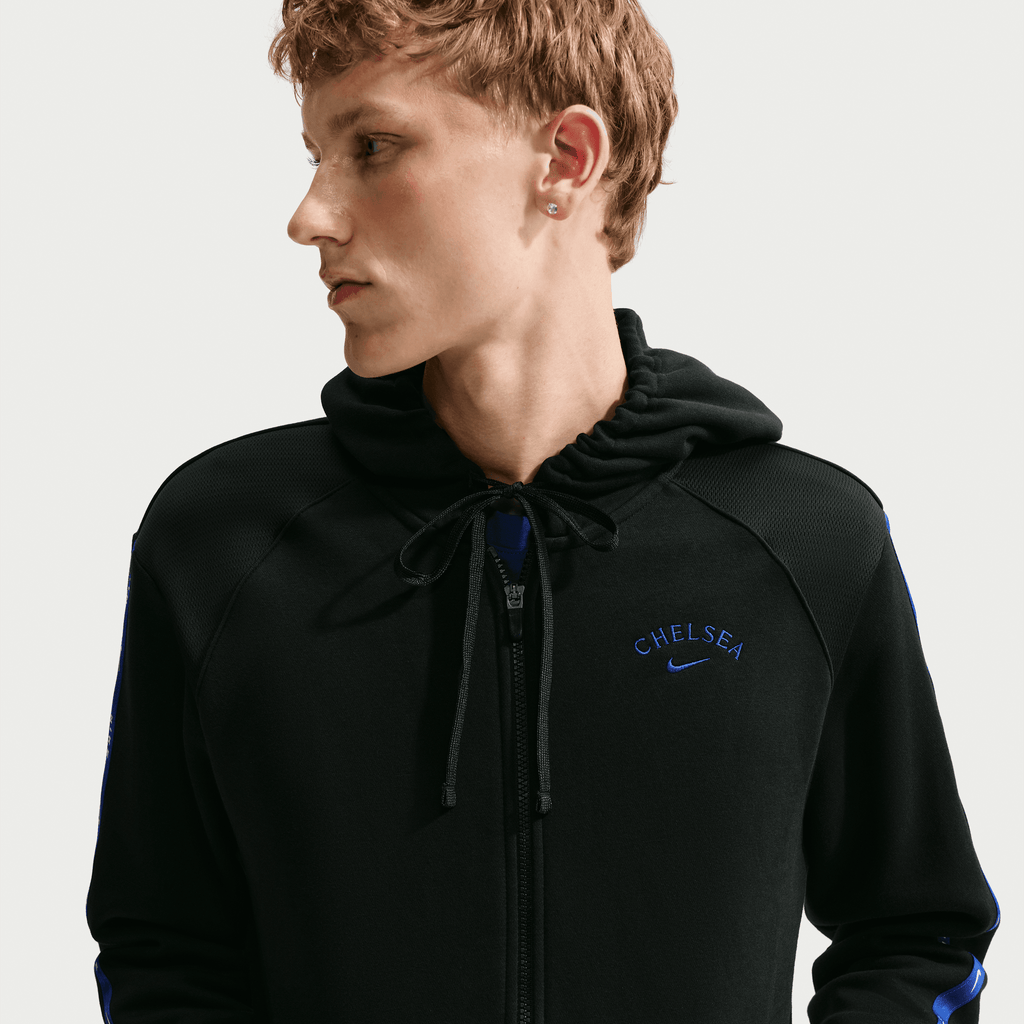 Nike Chelsea FC City Side Soccer Full-Zip Fleece Hoodie product image 4, provided for visual reference and product detail