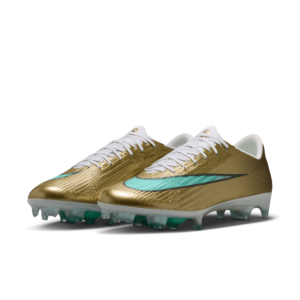 Nike Mercurial Superfly Youth 11 Elite "Kylian Mbappé"/ Metallic Gold/Green Glow product image 10, provided for visual
