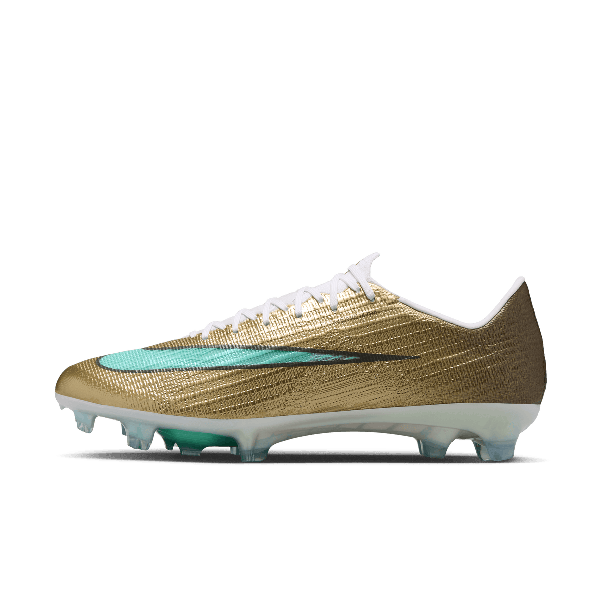 Nike Mercurial Superfly Youth 11 Elite "Kylian Mbappé"/ Metallic Gold/Green Glow product image 13, provided for visual