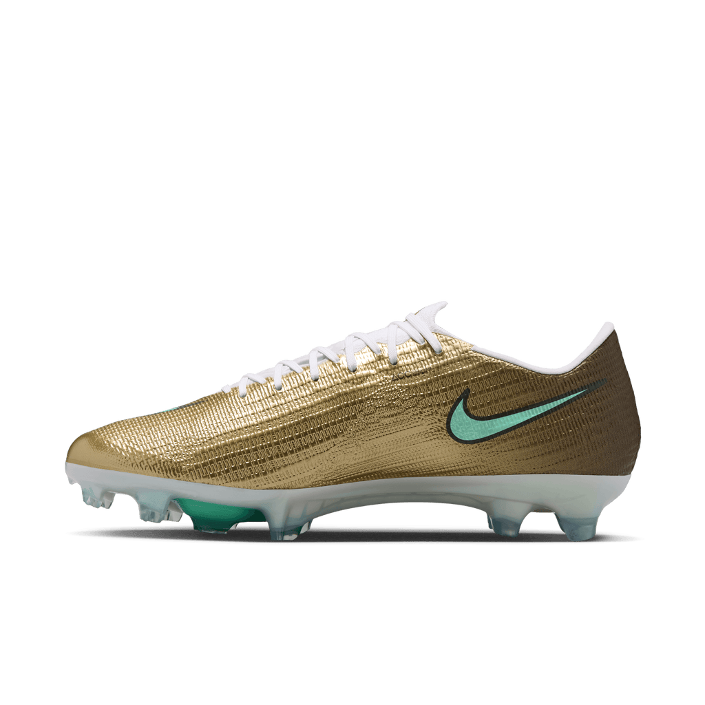 Nike Mercurial Superfly Youth 11 Elite "Kylian Mbappé"/ Metallic Gold/Green Glow product image 5, provided for visual