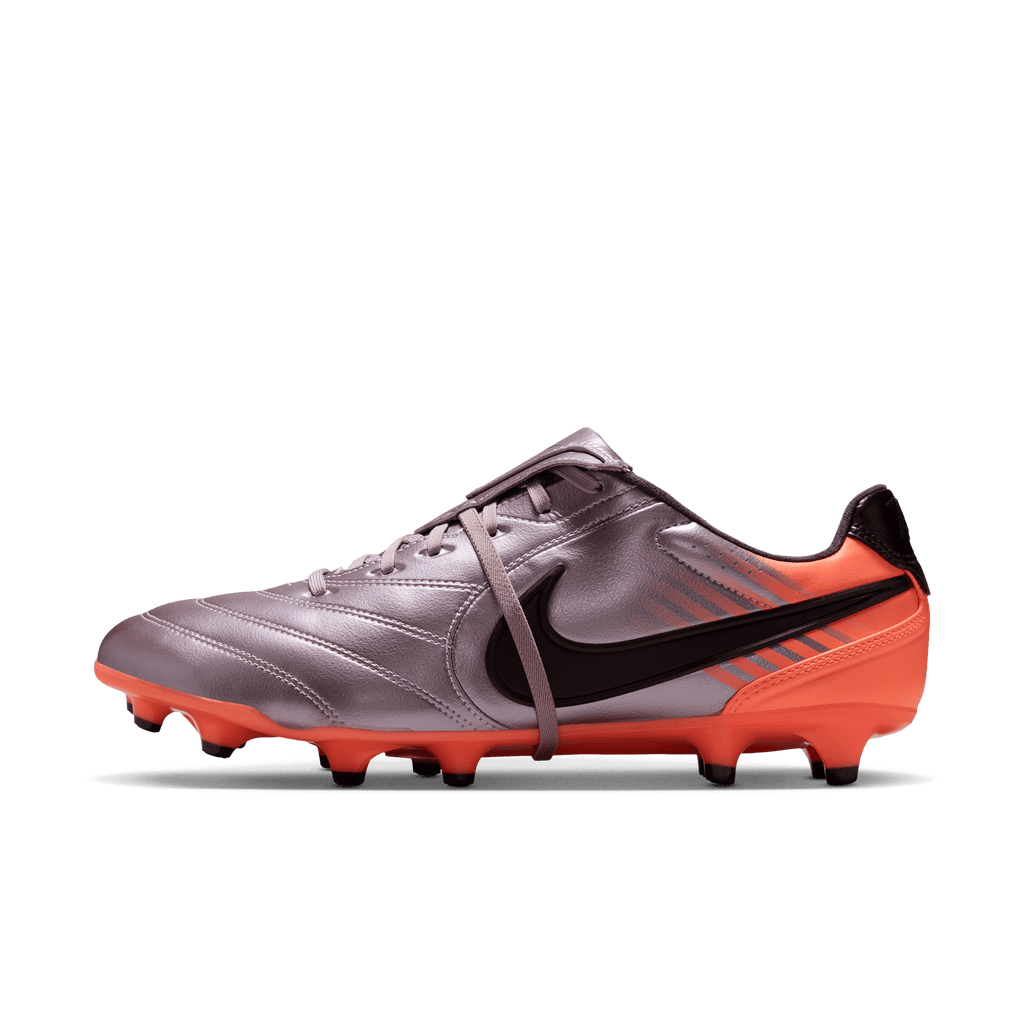 Nike Tiempo Ligera Pro FG - BLEACHED LILAC/BLACK-TOTAL ORANGE product image 2, provided for visual reference and product