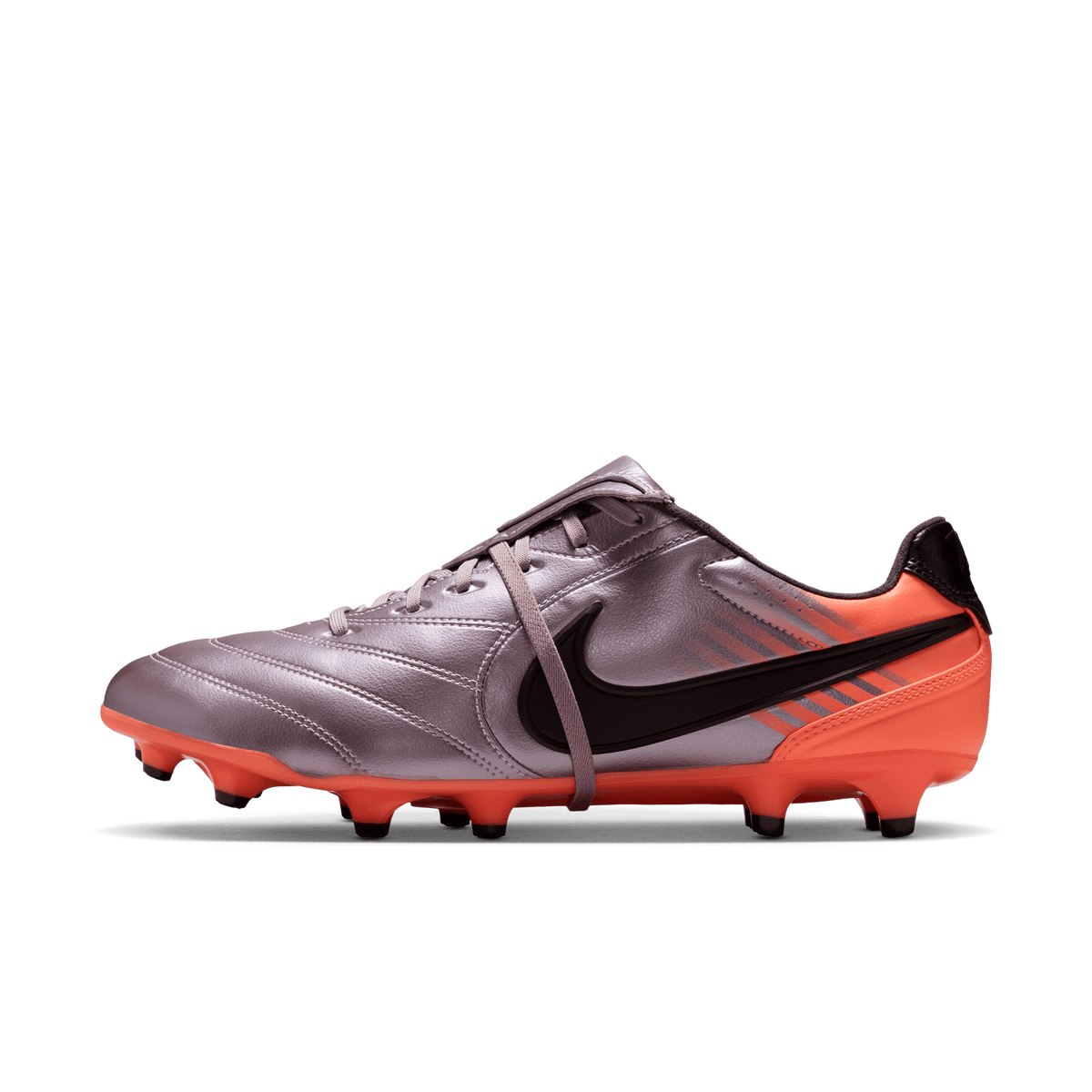 Nike Tiempo Ligera Pro FG - BLEACHED LILAC/BLACK-TOTAL ORANGE product image 2, provided for visual reference and product