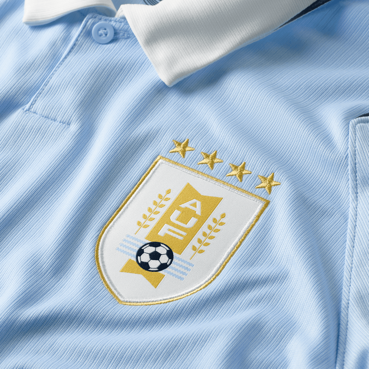 Nike Uruguay Stadium Home Men Dri-FIT Soccer Replica Jersey 2026 product image 3, provided for visual reference and product