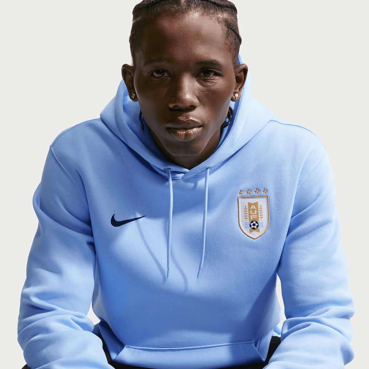 Nike Uruguay Club Men Soccer Pullover Hoodie product image 3, provided for visual reference and product detail review