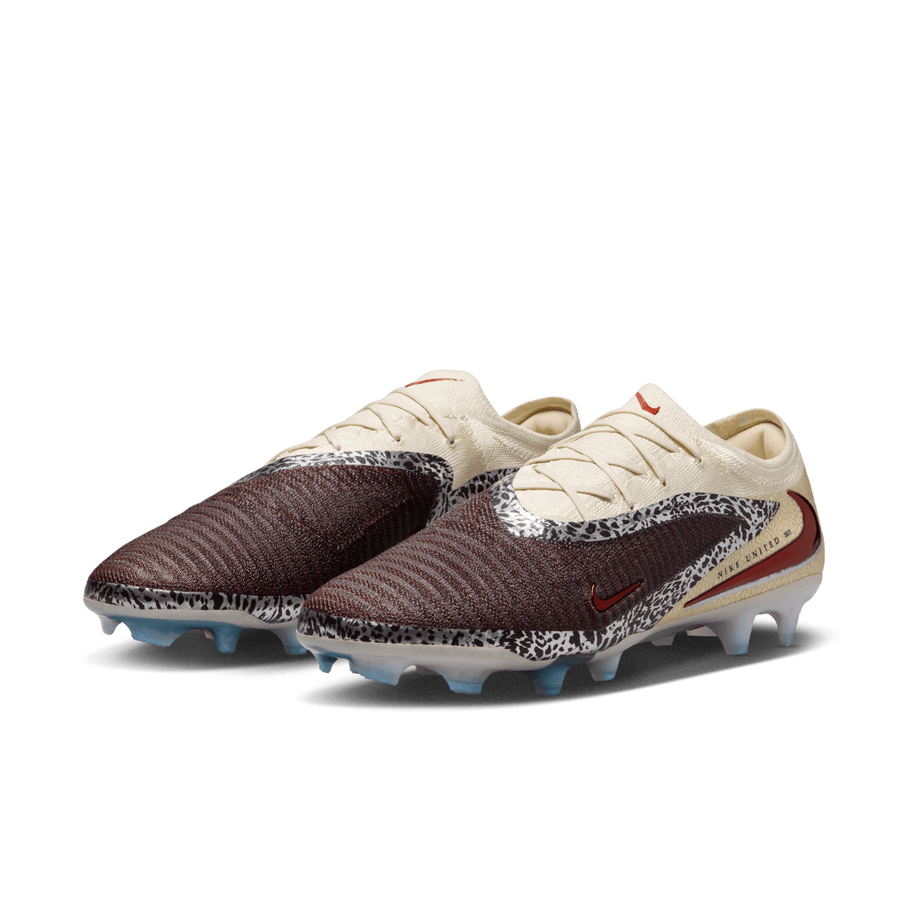 Nike United Phantom 6 Low Elite FG-Burgundy Crush/university Red-fossil product image 4, provided for visual reference and