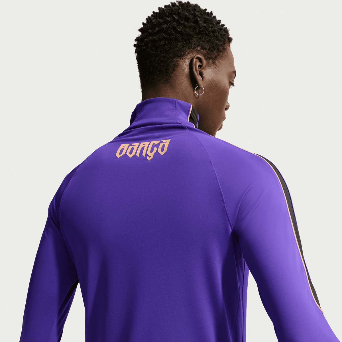 Nike FC Barcelona Strike Away Men Kobe Dri-FIT Soccer Knit Pre-Match Drill Top product image 3, provided for visual