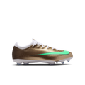 Nike Jr. Mercurial Vapor 17 Pro "Kylian Mbappé" FG-METALLIC GOLD/GREEN GLOW product image 1, provided for visual reference