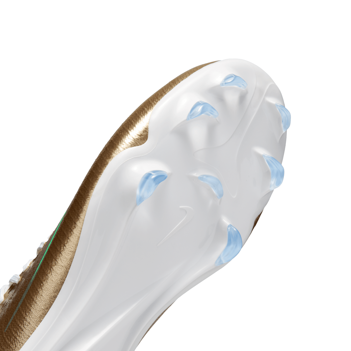Nike Jr. Mercurial Vapor 17 Pro "Kylian Mbappé" FG-METALLIC GOLD/GREEN GLOW product image 5, provided for visual reference