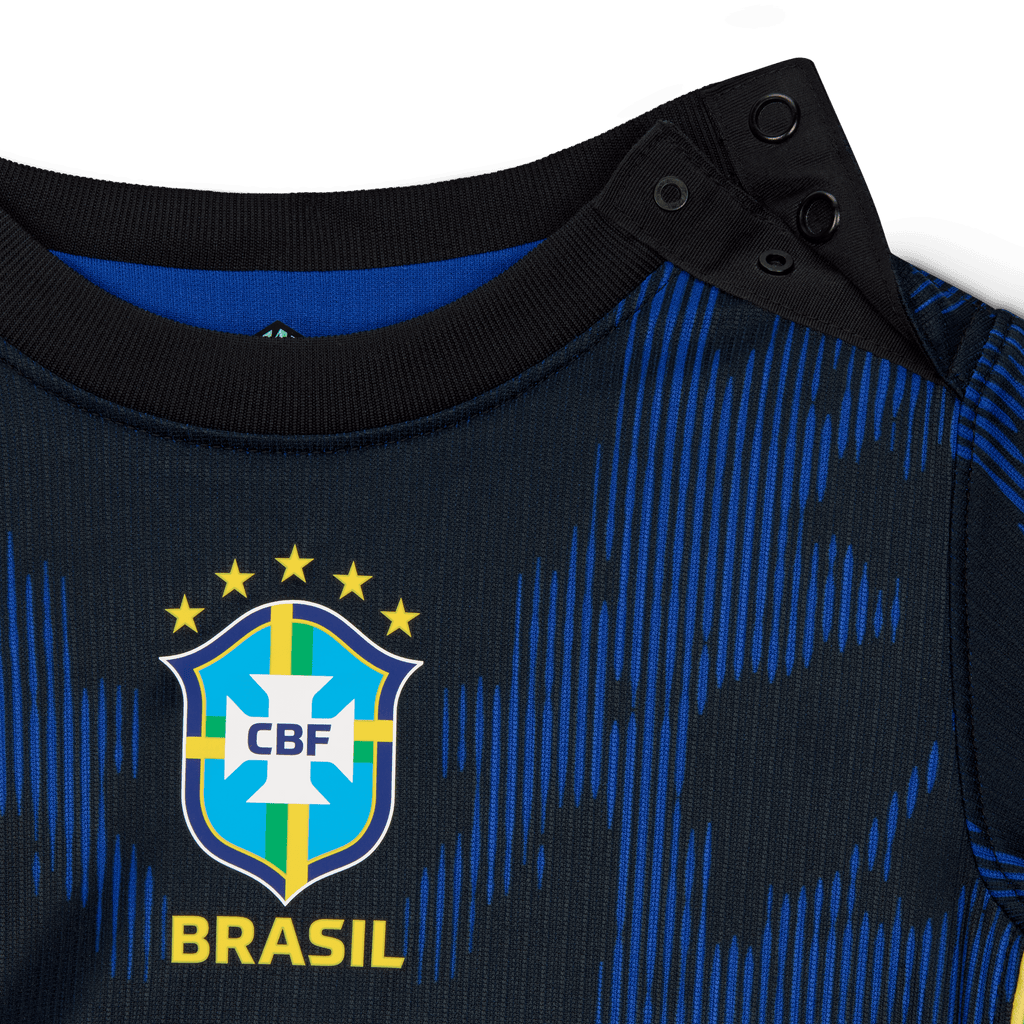 Nike Baby/Toddler Unisex Brazil Stadium Away Jordan Soccer Replica 3-Piece Kit product image 3, provided for visual