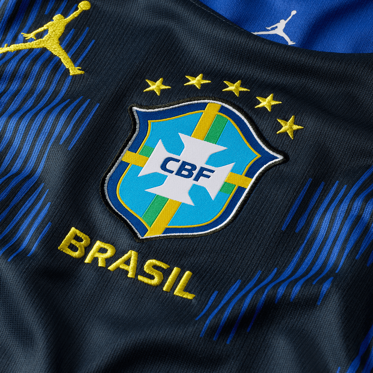 Nike Men Brazil Stadium Away Men Jordan Dri-FIT Soccer Replica Jersey product image 3, provided for visual reference and