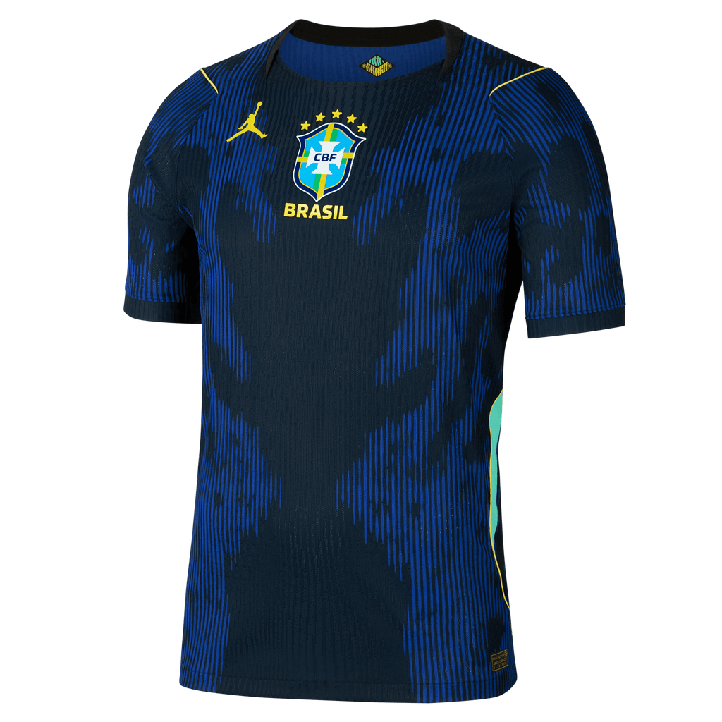 Nike Brazil 2026 Match Away Men Jordan Aero-FIT Soccer Authentic Jersey product image 1, provided for visual reference and