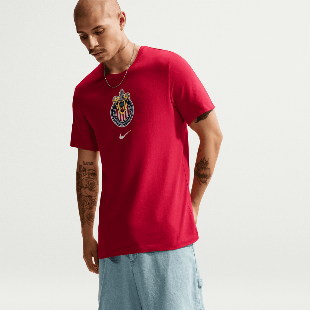 Nike Men C.D Guadalajara T-Shirt-Red product image 3, provided for visual reference and product detail review