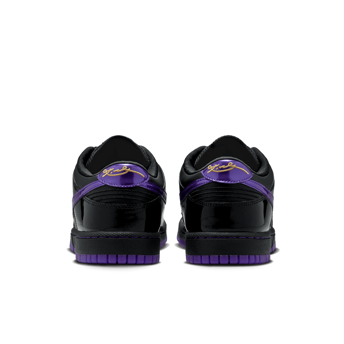Nike Big Kids Kobe Bryant x FC Barcelona Dunk Low Pro - Black/Field Purple product image 10, provided for visual reference