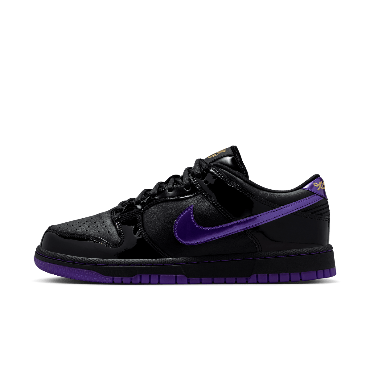 Nike Big Kids Kobe Bryant x FC Barcelona Dunk Low Pro - Black/Field Purple product image 13, provided for visual reference