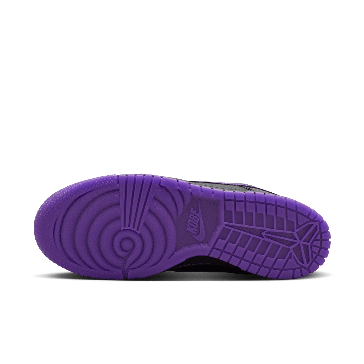 Nike Big Kids Kobe Bryant x FC Barcelona Dunk Low Pro - Black/Field Purple product image 4, provided for visual reference