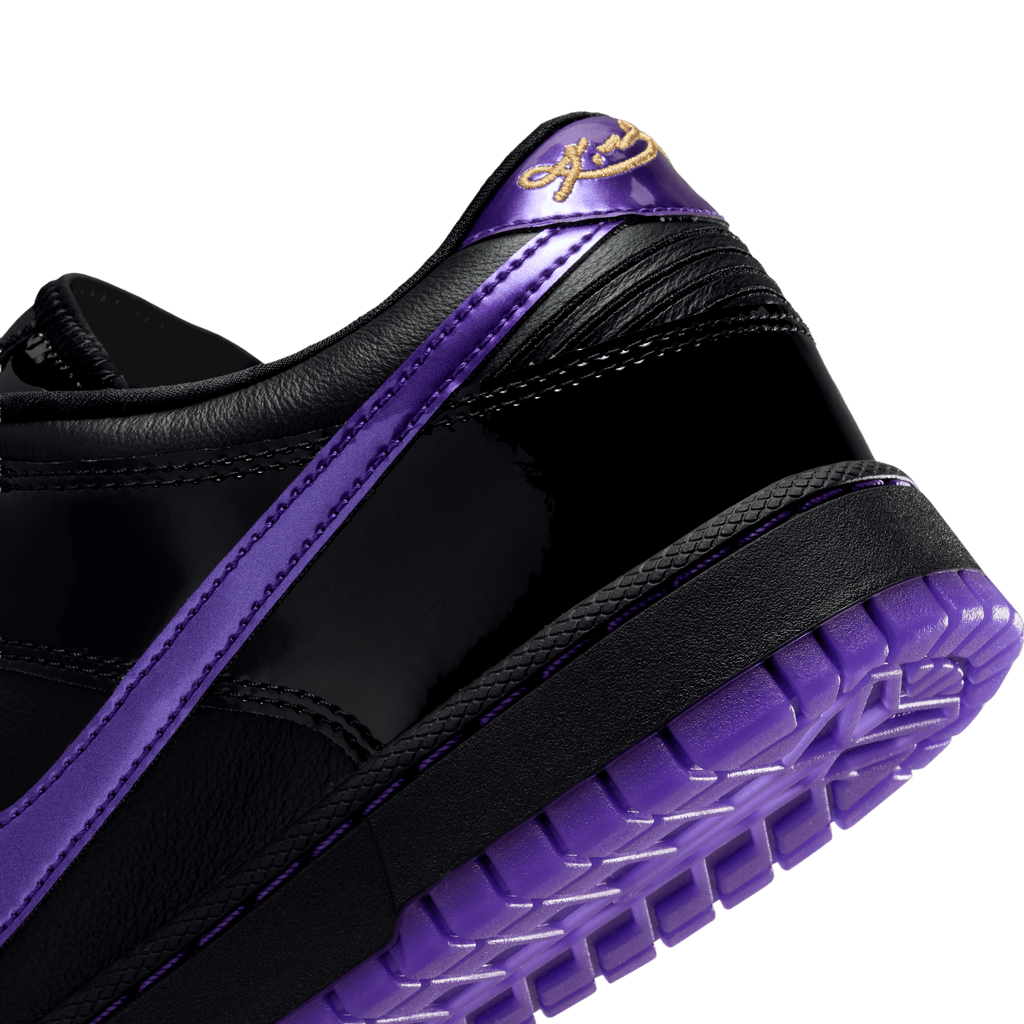 Nike Big Kids Kobe Bryant x FC Barcelona Dunk Low Pro - Black/Field Purple product image 6, provided for visual reference