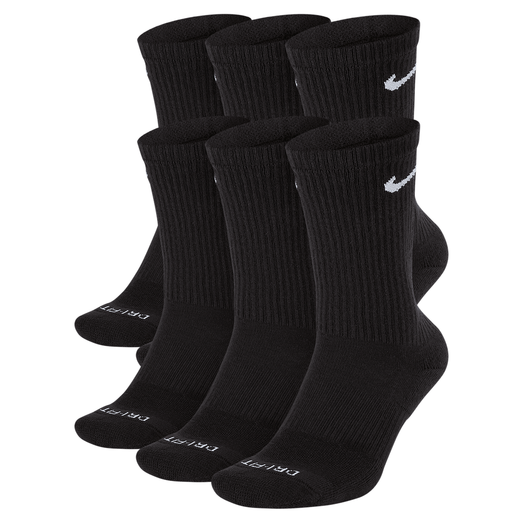 Nike Everyday Plus Cushioned Training Crew Socks (6 Pairs) product image 1, provided for visual reference and product detail
