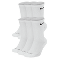 Nike Everyday Plus Cushioned Training Crew Socks (6 Pairs)-White product image 1, provided for visual reference and product