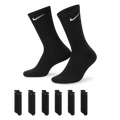 Nike Everyday Cushioned Training Crew Socks (6 Pairs) - Black product image 1, provided for visual reference and product