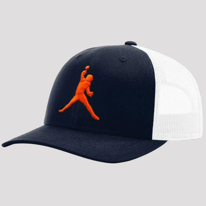 Air Caleb Navy/White Snapback Hat product image 1, provided for visual reference and product detail review