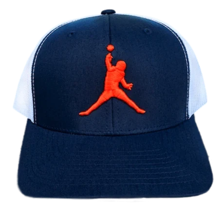 Air Caleb Navy/White Snapback Hat product image 2, provided for visual reference and product detail review
